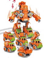 AUTOROBOT NA KRÚTENIE 5v1 LED TRANSFORMER XXL STAVEBNÁ HRAČKA AUTOROBOT NA KRÚTENIE 5v1 LED TRANSFORMER XXL STAVEBNÁ HRAČKA