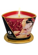 Masážna sviečka Shunga Romance Massage Ca s vôňou šampanského a jahôd