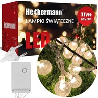 Heckermann LED vianočné osvetlenie 50L 11m gule Heckermann LED vianočné osvetlenie 50L 11m gule