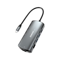 Dudao HUB USB Type-C PD 60W HDMI Jack SD VGA RJ45