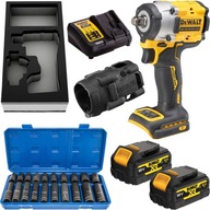 Rázový uťahovák 406Nm DeWALT DCF921P2G + 20 nástr.