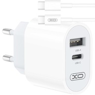RÝCHLA NABÍJAČKA PD TYP C + USB QC 3.0 RÝCHLA NABÍJAČKA PD TYP C + USB QC 3.0