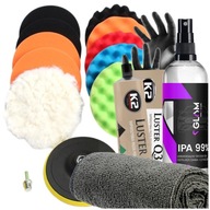 LEŠTIACA SADA NA AUTOLAK 80MM LUSTER PASTE Q3 100G + IPA 16EL. LEŠTIACA SADA NA AUTOLAK 80MM LUSTER PASTE Q3 100G + IPA 16EL.