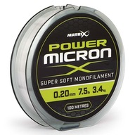 Monofil Matrix Power Micron Super Soft Leader Line 0,20 mm 100 m Monofil Matrix Power Micron Super Soft Leader Line 0,20 mm 100 m