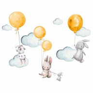 Samolepky na stenu BUNTS, CLOUDS, BALOONS pre deti Samolepky na stenu BUNTS, CLOUDS, BALOONS pre deti