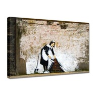 Obrázky 30x20 Banksy Maid Graffiti