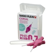TANDEX Flexi 0,4-2,5 mm 6 medzizubných kefiek. TANDEX Flexi 0,4-2,5 mm 6 medzizubných kefiek.
