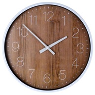 NÁstenné HODINY VEŠTNÉ, okrúhle, 25 CM, biely rám NÁstenné HODINY VEŠTNÉ, okrúhle, 25 CM, biely rám