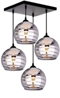 Sklenené závesné svietidlo, stropné svietidlo, LED luster Sklenené závesné svietidlo, stropné svietidlo, LED luster