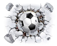 Futbalové 3D samolepky na stenu na stenu 50 cm! Futbalové 3D samolepky na stenu na stenu 50 cm!