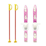 Lyže s palicami pre deti 70 cm MARMAT Pink Lyže s palicami pre deti 70 cm MARMAT Pink