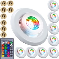8x HALOGÉNOVÁ LAMPA RGB LED ŽIAROVKA + DIAĽKOVÉ OVLÁDANIE 8x HALOGÉNOVÁ LAMPA RGB LED ŽIAROVKA + DIAĽKOVÉ OVLÁDANIE