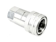 Hydraulická rýchlospojka, zásuvka G1/2"BSP, vnútorný závit EURO ISO 7 Hydraulická rýchlospojka, zásuvka G1/2"BSP, vnútorný závit EURO ISO 7