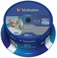 Disky VERBATIM 25 GB 6x Vreteno balenia 25 ks