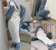 DEKA MIKINA SHARK ZIMNÉ SPACIE VAČKO PRE DOSPELÝCH HRUBÝ TEPLÝ L 155-169cm DEKA MIKINA SHARK ZIMNÉ SPACIE VAČKO PRE DOSPELÝCH HRUBÝ TEPLÝ L 155-169cm