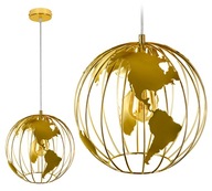 ZLATÝ GLOBUS LED STROPNÝ STROPNÝ LAMPA, ZLATÝ GLOBUS LUNTER ZLATÝ GLOBUS LED STROPNÝ STROPNÝ LAMPA, ZLATÝ GLOBUS LUNTER