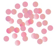 Ružové a zlaté ozdobné fóliové konfetové krúžky