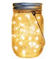 SOLÁRNE ZÁHRADNÉ LAMPY JAR - 20 MICROLED - VEĽK