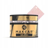Makear GG21 Glitter Ice Pink stavebný gél 50ml + STALEKS ZADARMO PILNÍK Makear GG21 Glitter Ice Pink stavebný gél 50ml + STALEKS ZADARMO PILNÍK