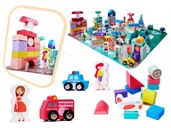 DREVENÉ BLOKY CITY PUZZZ 128 PRVKOV. DREVENÉ BLOKY CITY PUZZZ 128 PRVKOV.