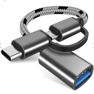 2 v 1 | Adaptér USB - A --> USB-C | Micro-USB 2 v 1 | Adaptér USB - A --> USB-C | Micro-USB