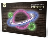 NEÓNOVÁ LED DEKORATÍVNA DEKORÁCIA PLANETA Batérie / USB