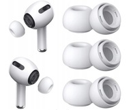 AIRPODS PRO2 NÁHRADNÉ NÁSTRČKY DO UŠÍ 3 PÁRY S M L