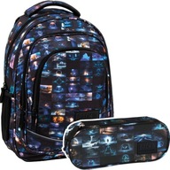 SET 2 ks. BackUP 26L WALLPAPER školský batoh pre mládež (PLB5X49SET2C