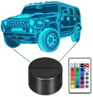 3D LED USB LAMPA AUTO MONSTER TRUCK HUMVEE + DIAĽK 3D LED USB LAMPA AUTO MONSTER TRUCK HUMVEE + DIAĽK