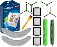 FILTRE KEFY TAŠKY MOPS pre iRobot Roomba COMBO J7+ J9+ PLUS, SET