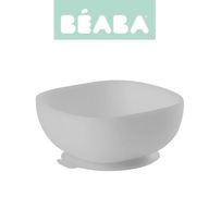 Beaba Silikónový pohár s prísavkou, šedá