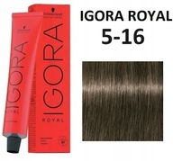 Schwarzkopf igora royal RAW farba na vlasy 5-16 Schwarzkopf igora royal RAW farba na vlasy 5-16