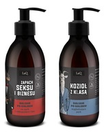 LAQ BALZAM PO HOLENÍ SET KOZA + DOBERMAN = 2x150ml LAQ BALZAM PO HOLENÍ SET KOZA + DOBERMAN = 2x150ml