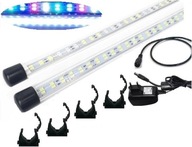 AKVÁRIOVÉ OSVETLENIE LED 2x50 CM TRUBICA základná 4 AKVÁRIOVÉ OSVETLENIE LED 2x50 CM TRUBICA základná 4