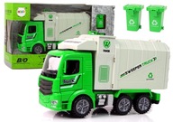 Smetiarske auto Zelený pojazdný kontajner St Smetiarske auto Zelený pojazdný kontajner St