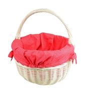 PIKNIKOVÝ KOŠÍK, prútený košík + VLOŽKA, veľkosť M PIKNIKOVÝ KOŠÍK, prútený košík + VLOŽKA, veľkosť M