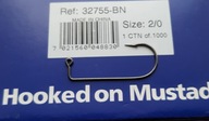 Mustad Jig Hook 32755-BN veľkosť 2/0-ks 100 Mustad Jig Hook 32755-BN veľkosť 2/0-ks 100