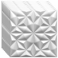 Biele 3D NÁstenné PANELY ONYX, pena, 2m2 Biele 3D NÁstenné PANELY ONYX, pena, 2m2