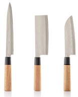 Sada JAPONSKÝCH kuchynských nožov, 3 nožov BOSS, puzdro INNOVAGOODS