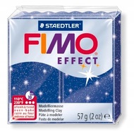 Modelovacia hmota FIMO efekt 57g, modré trblietky 302