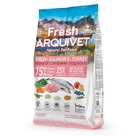ARQUIVET FRESH Polovlhké krmivo pre psov losos s morkou 2,5 kg ARQUIVET FRESH Polovlhké krmivo pre psov losos s morkou 2,5 kg