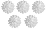 Jedlé biele oblátky pompom margarétky, 12 ks Jedlé biele oblátky pompom margarétky, 12 ks