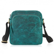 DÁMSKE ZELENÉ PAOLO PERUZZI KOŽENÁ CROSSBODY