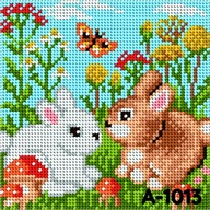 vyšívacia súprava plátno + niť 15*15cm - 1013 vyšívacia súprava plátno + niť 15*15cm - 1013