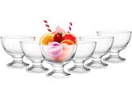 Dezertné poháre Miska na zmrzlinu Sada 6 ks