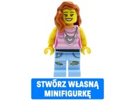 Super Girl - prispôsobená LEGO figúrka