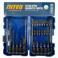 NITEO TOOLS - SADA NÁRAZOVÝCH VRTÁKOV A VRTÁKOV - 26 KS - BAL. NITEO TOOLS - SADA NÁRAZOVÝCH VRTÁKOV A VRTÁKOV - 26 KS - BAL.