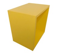 Žltá polička ŽLTÁ 35x35x25 Štvorcový záves