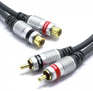 RCA PREdlžovací kábel 2X CINCH 0,5m RKD290 VITALCO RCA PREdlžovací kábel 2X CINCH 0,5m RKD290 VITALCO