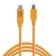 Tether Tools USB-C to 2.0 Micro-B 5-pin 4,60m poma Tether Tools USB-C to 2.0 Micro-B 5-pin 4,60m poma